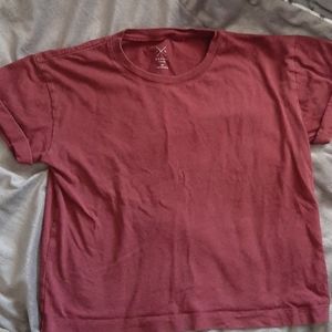 Maroon Cropped Pacsun Top